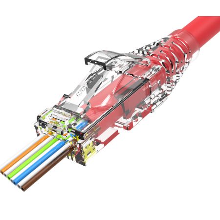 UTP easy pass through RJ45 Plug sleeve